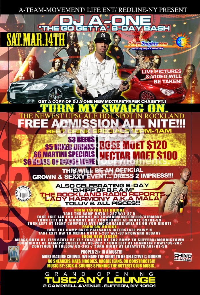 DJ A-ONE"The Go GeTTa" B_Day BaSH