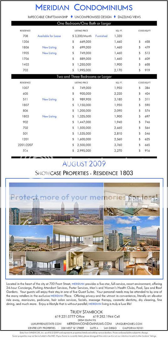 August 2009 MERIDIAN Monthly Report August 2009 MERIDIAN Monthly Report